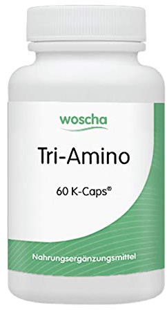 woscha Tri-Amino (L-Arginin, L-Ornithin, L-Lysin) 60 veg. Kapseln (K-Caps) (55g) (vegan)
