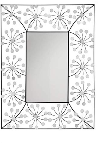 Premier Housewares Floret Wall Mirror - Metal