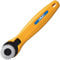 OLFA Lochschneider 28 235B - 28 mm Klinge - ABS Material - Gelb - Perforator für Papier, Folie & Vinyl
