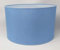 Abat-Jour Cylindrique Tissu en Coton Fait à la Main, pour Lampe de Table, Suspension, Lampadaire (Bleu Clair, Diamètre 50 cm x Hauteur 25 cm)