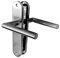 Paire de Poignée de porte sur plaque Entraxe 165 mm Inox 304 Mini TINA - Bec de cane