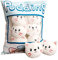 Nettes Snack-Kissen-Plüschtier-Spielzeug-Pudding-dekorative entfernbare Kitty-Katzen-Puppen-kreative Spielzeug-Geschenke für Kinder