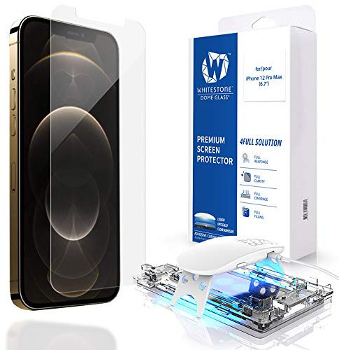 Dome Glas Display Schutzglas für iPhone 12 Pro Max (6,7), gehärtet Glas, mit flüssiger Dispersionstechnologie