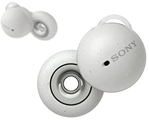 Sony LinkBuds Truly Wireless Earbud Headphones with an Open-Ring Design for Ambient Sounds and Alexa Built-in, Bluetooth Ear Buds Compatible with iPhone and Android, White