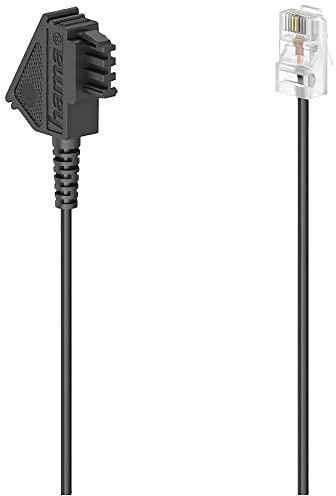 Hama DSL Anschlusskabel [1x TAE-F-Stecker - 1x RJ45-Stecker 8p2c] 0.5m Schwarz