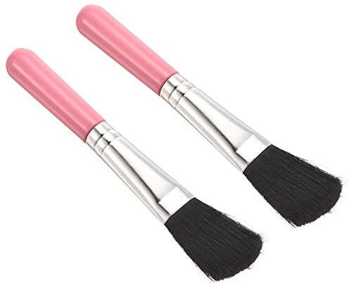 PATIKIL Succulent Cleaning Brush 2Pack 125mm Black Gardening Tools Plant Brush for Garden Pink Handle
