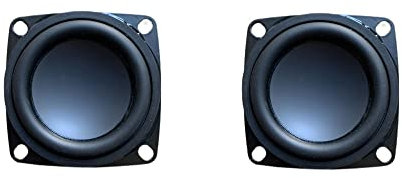 NORK 2Pcs 2 Pollice Gamma Completa Altoparlante 53MM Bass Mini - Adatto per JBL Charge 3 di Ricambio