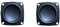 NORK 2Pcs 2 Pollice Gamma Completa Altoparlante 53MM Bass Mini - Adatto per JBL Charge 3 di Ricambio