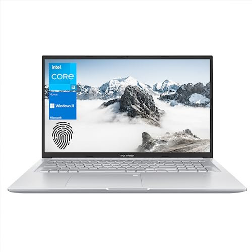 ASUS Vivobook Laptop, 17.3 Full HD Non-Touch Display, 11th Gen Intel Core i3-1115G4 Processor, 8GB DDR4 Memory, 128GB PCIe NVMe M.2 SSD, Backlit Keyboard, Webcam, HDMI, Wi-Fi 6, Windows 11 Home