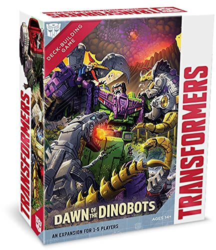 Renegade Game Studios Jeu de développement de pioche Transformers : Extension Dawn of The Dinobots – À partir de 14 ans, 1 à 5 joueurs, 45 à 90 minutes