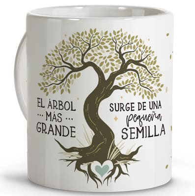 LolaPix Tazas Desayuno Originales. Taza Ceramica 330 ml. Regalos con Frases. Tazas con Mensajes.