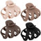 4 x Haarklammern – Acryl, große Oktopus-Clips, rutschfest, große Spinnen-Haarklammer für Frauen und Mädchen, super starker Halt, Haarklammer für dickes Haarzubehör für tägliche Party, 8 cm