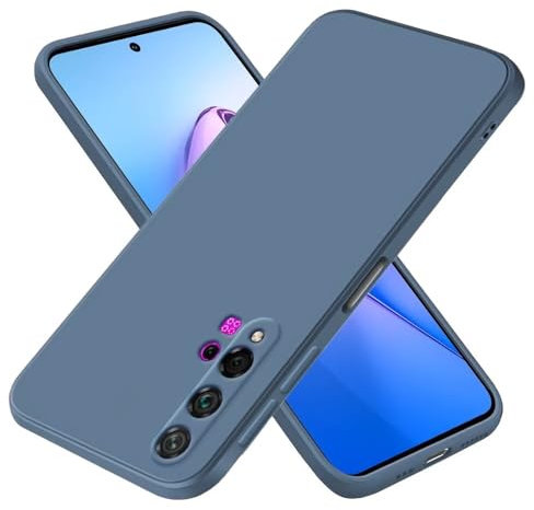 EASSGU Funda para Huawei Nova 5T / Honor 20 (6.26 Inches), Carcasa de Silicona Suave de TPU - Lavanda Gris