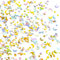 Giftota Star Moon Confetti, Holographic Star Moon Confetti, 30g Iridescent Mix Table Star Moon Glitter Foil Scatter Decorations for Birthday Party Wedding Anniversary (Gold Silver Star Moon)