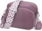 JUYANO Umhängetasche Damen Kleine, Handtasche Damen Leder mit Breitem Gurt Moderne Klein Crossbody Bag mit 3 Reißverschlussfächern und 1 Abnehmbarem Schultergurt