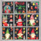 Fensterbilder Weihnachten Selbstklebend, Weihnachtsmann Fensterdeko,Weihnachten Fensterdeko Aufkleber, Winter Schneeflocken Weihnachtsbaum Hirsch Deko PVC Fenstersticker für Weihnachten Deko