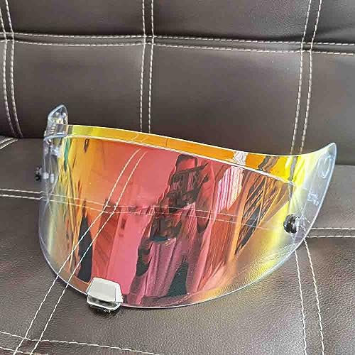 Motorrad Full Face Helm Visor Linsengehäuse for HJC RPHA-11 RPHA-70 HJ-26 (Farbe : Aurora Red)