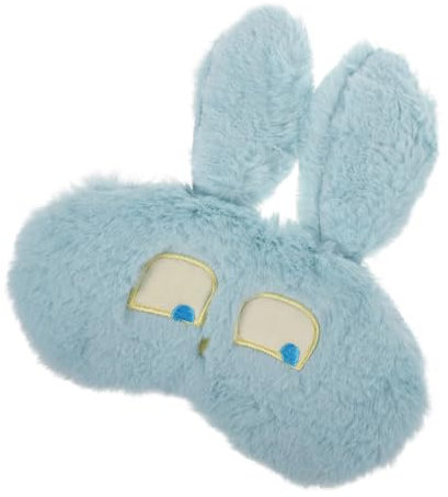 Amosfun 1stück Cartoon Plüsch Schlafmaske Anpassbare Augenbinde Für Entspannenden Schlaf Für Zuhause Und Reisen Süßes Design Mit Langen Ohren