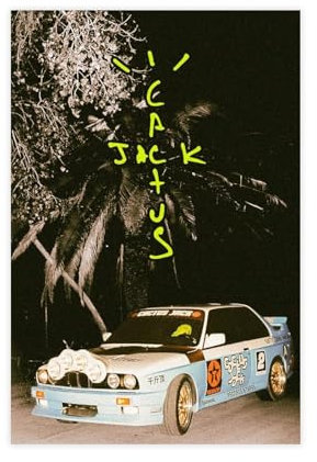 BSapp Travis Scott Kaktus Jack Jackboys Poster auf Leinwand Poster Schlafzimmer Dekor Sportlandschaft Büro Zimmer Dekor Geschenk 40 x 60 cm