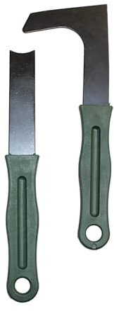 2 PACK PATIO WEED MOSS REMOVER, Garden Paving Brick Drive Clean Tools, HEAVY DUTY Set By ADAM DEALS (Colour May Vary)