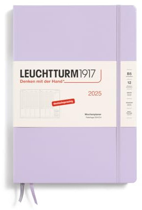 LEUCHTTURM1917 Planificador semanal Composition (B5) 2025, 370581, lila, alemán