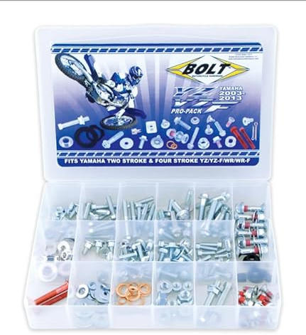 Kit de boulon Moto Cross, vis et boulons compatibles avec Yamaha Yz Yzf Wrf 125 250 450 Set complet