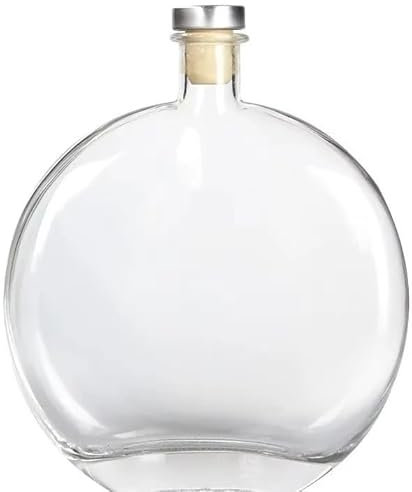 0,5L Flasche mit Verschlüss- Glasfass |Likörflasche |Essig-Ölflasche | Schnapsflasche |Karaffe |Leere Glasflasche Zum Befüllen| Weinballon | Glasballon| Wasserflasche |Weinflasche|Whisky Flasche