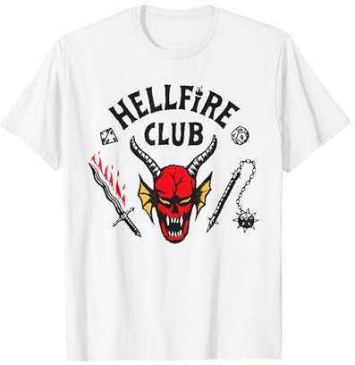Stranger Things Hellfire Logo T-Shirt