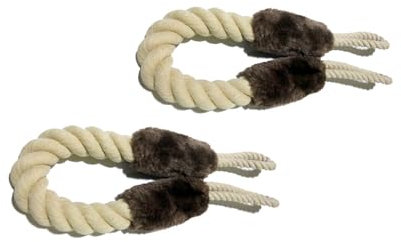 Katyjun 2 Stück Türkordel Klemmschutz, Baumwolle Türstopper Klinke, Türaufhalter