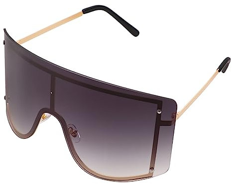 BRIGHTFUFU 1paar Modische Sonnenbrillen Große Graue Farbenfrohe Schutzbrille Für Herren Und Damen Kreative Strandsonnenbrillen Für Sommeraktivitäten Und Stilvolle Outfits