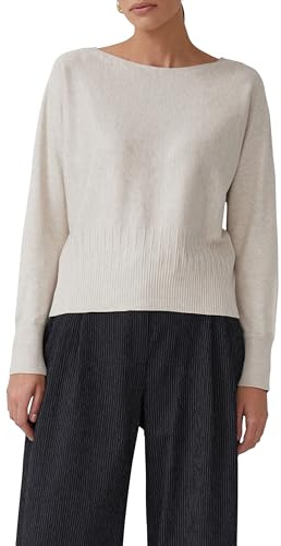 s.Oliver Strickpullover mit Strukturmuster am Saum