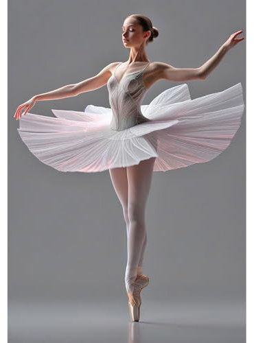 DCIDBEI Diamond painting Tanzende Frau 40x50cm Mosaik Diamant Painting Ballett DIY Cross Stickerei Malerei Malen nach Zahlen Ballerina Wohnzimmer Schlafzimmer Wand Dekor Ballerina Elegant und Schön