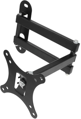 Support de télévision Mural - 37-80 écrans Support, étend Le Mouvement Complet du Bras |, Swivels Inclinet étend Double Arm Full Motion TV 400 x 400 mm, Ultra - Slim TV Bracket pour Le Niveau d'espr