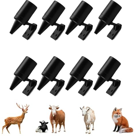 8 PCS Ahuyentador de Jabalies,Ahuyentador de Animales para Coche,Silbato Ultrasonidos Coche para Jabalíes,Ciervos,Zorros y Fauna Salvaje,Dispositivo Anti Animales Coche de Seguridad Vial Ultrasónica