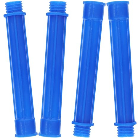 WOONEKY 4 pezzi - Set di prolunghe per pistola per sigillante, ugello di estensione, riutilizzabile, compatibile con colla strutturale e accessorio preciso per calafataggio versatile