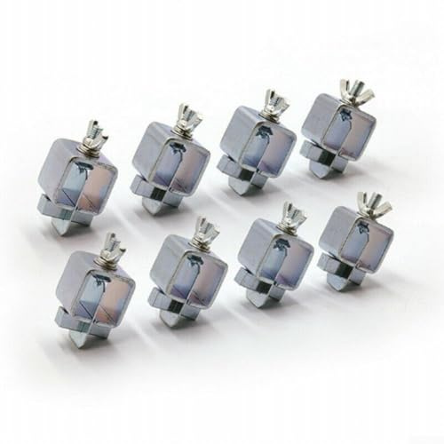 Solaughguy 8Pcs Butt Welding Clamps Sheet Metal Locator Adjustable Positioner Clip Holder for Welding Equipment and Accessories