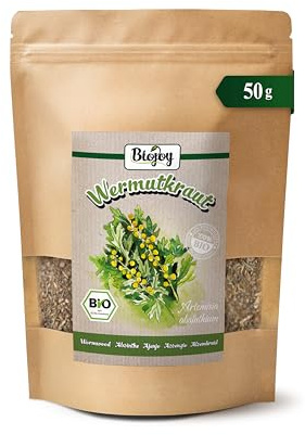 Biojoy Armoise absinthe BIO, séchée, coupée, tisane, 50 g | Tisane en vrac, Artemisia absinthium L.