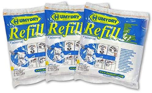 Luft- und Raumentfeuchter HUMYDRY® Premium 450g 3er Nachfüllpackung 3x450g