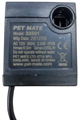 Pet Mate Bomba de repuesto para bebedero Cat 354 mate, 1 pieza (1 paquete)