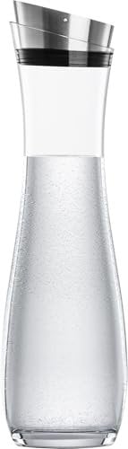 SCHOTT ZWIESEL Karaffe mit Schwingdeckel Fresca, stilvolle Glaskaraffe für diverse Kaltgetränke, spülmaschinenfestes Kristallglas