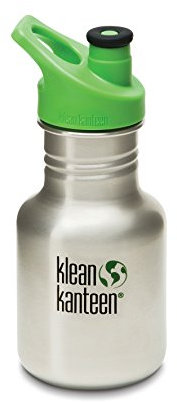 Klean Kanteen Trinkflasche 355ml Kid Classic mit Sport Cap - Farben und Motive wählbar, mit Namensgravur
