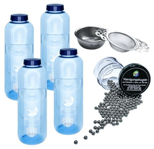 Acala Trinkflaschen Großes Flaschen Set Grip 1,0 Liter professionell