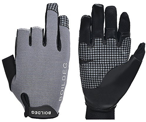 FULLANT Anti-Rutsch Breathable Handschuhe, Outdoor Klettern Radsport Handschuhe/Angler 3-Finger Handschuhe, ideal für Fischen, Angelsport
