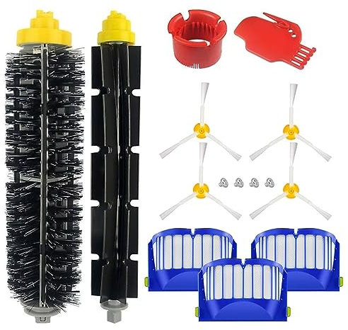 HoHome Kit di ricambi per iRobot Roomba Serie 600 606 610 614 615 616 620 621 625 630 631 635 640 645 650 655 660 665 670 671 676 680 681 690 691 695 696 697