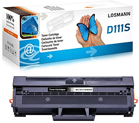 LOSMANN 1x Toner Kompatibel für Samsung MLT-D111S D111L für Samsung Xpress M2020 M2020W M2021 M2021W M2022 M2022W M2026 M2026W M2070 M2070F M2070FW M2070W M2071FH M2071FW M2071HW M2071 W M2078 M2078F