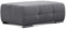 Cavadore Hocker Mistrel, Sitzhocker mit leichter Fleckentfernung dank Soft Clean, geeignet für Haushalte mit Kindern, Haustieren, 109 x 42 x 73, grau