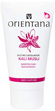 Orientana - Vegan Enzym Peeling Für Gesicht Kali Musli | 99% Natürliches Gesichtspeeling Für Damen | Bio Naturkosmetik Für Frauen Mit Trockene Sensible Empfindliche Haut | Rötungen & Reizungen - 50ml