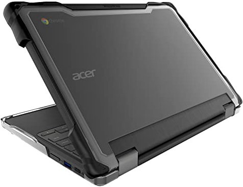Gumdrop SlimTech Case Fits Acer Chromebook Spin 511/R753T (2-in-1). Designed for K-12 Students, Teachers and Classrooms – Drop Tested, Rugged, Shockproof Bumpers for Reliable Device Protection – Black
