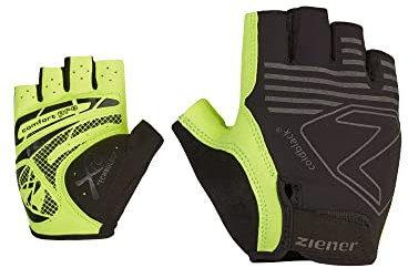 Ziener Herren CANSO Fahrrad-/Mountainbike-/Radsport-Handschuhe | Kurzfinger - atmungsaktiv/dämpfend, Poison Yellow, 7