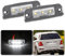 njssjd LED-Nummernschildbeleuchtung, hintere Tag-Lampe, kompatibel mit M-ercedes B-enz ML W164 GL X164 R W251, nur Dieselmotor, Xenon-Weiß, Can-Bus, fehlerfreie Kennzeichenbeleuchtung